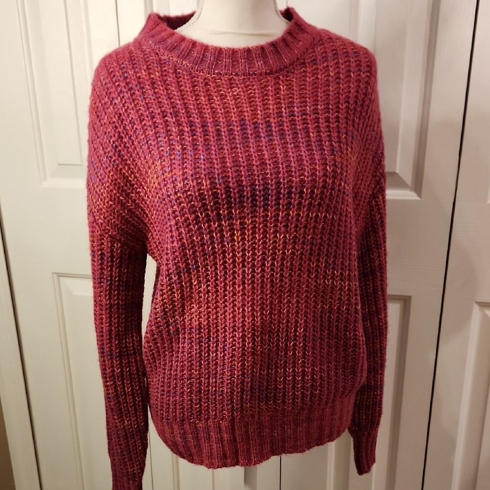 Band of Gypsies Multicolor Knit Sweater, Women's, Size Small